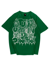 T-shirt Green Uptown Logo | Stussy
