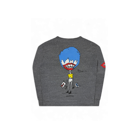 Crewneck Matty Boy Teen Idles Heather Grey | Chrome Hearts