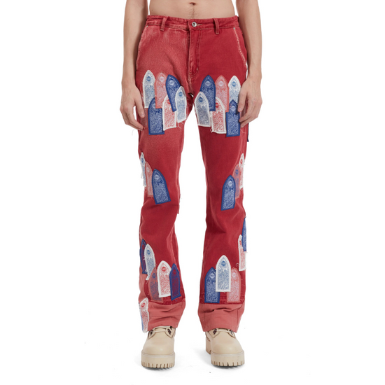 Jeans Patch Arched Carpenter Crimson  | WhoDecidesWar