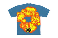T-shirt Blue Flamme | Denim Tears x Offset