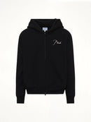 Zip Hoodie Classic Black White | Rhude