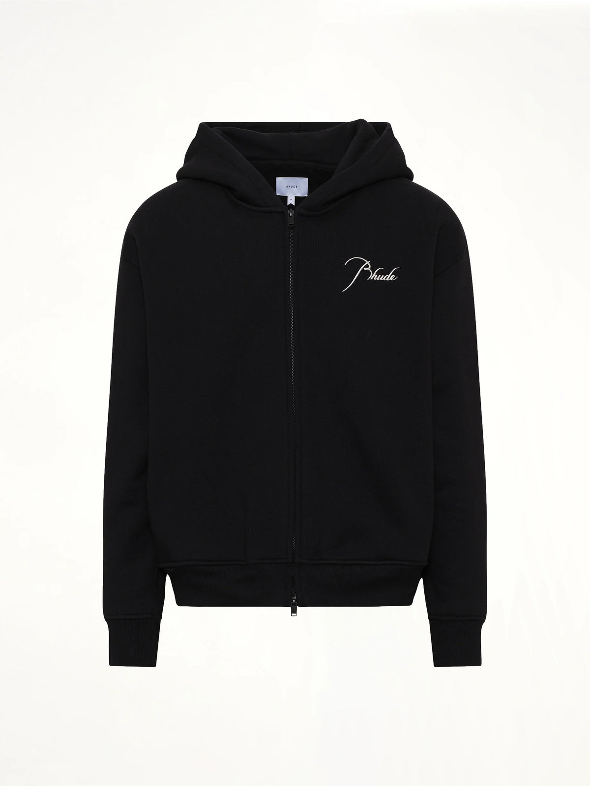 Zip Hoodie Classic Black White | Rhude