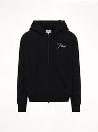 Zip Hoodie Classic Black White | Rhude