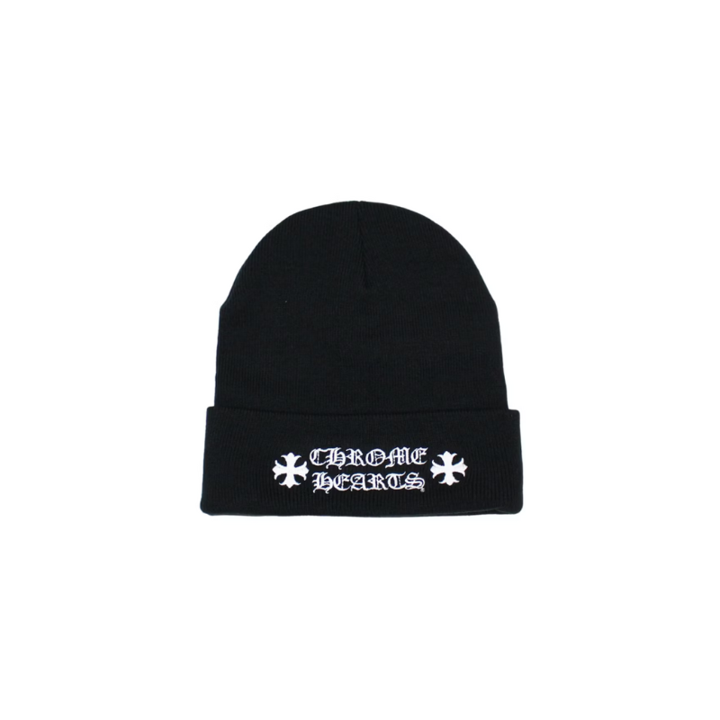 Beanies Logo Black | Chrome hearts