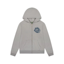 Zip Hoodie University Grey | Denim Tears