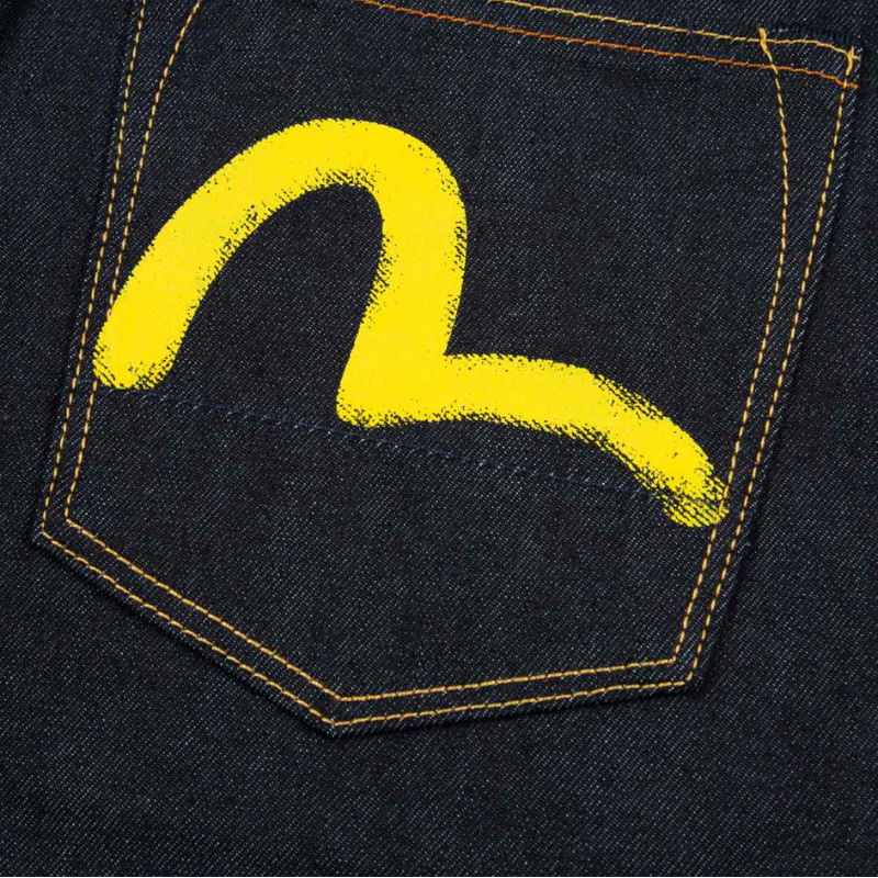 Denim EVISU Logo Pocket Yellow