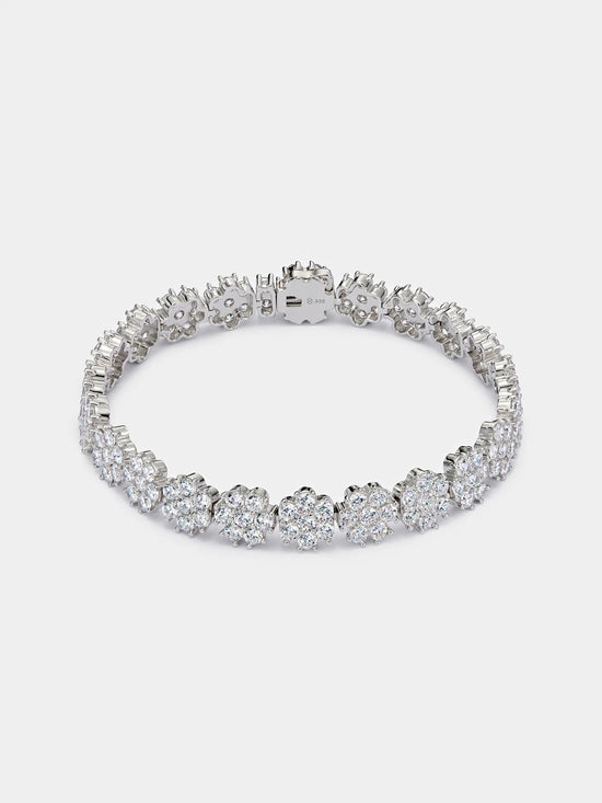 Bracelet White Daisy Tennis  | Hatton Labs