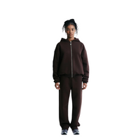 Pantalon de jogging droit marron moka | Perplex