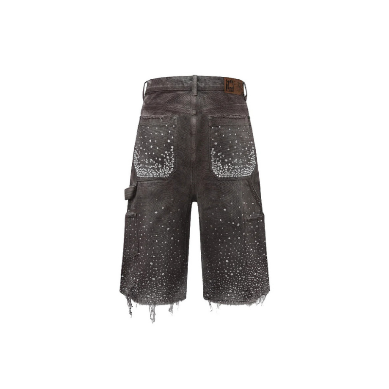 Denim Shorts Diamond Dark Brown | Birth Of Royal Child