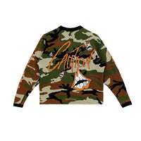 Longsleeve Thermal Waffle Camo Matty Boy | Chrome Hearts