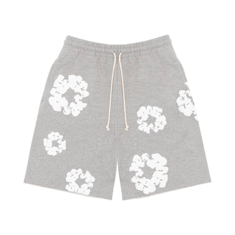 Shorts The Cotton Wreath 'Grey' | Denim Tears