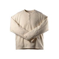 Longsleeve Thermal Flower Cream SS26 | Maison Guava