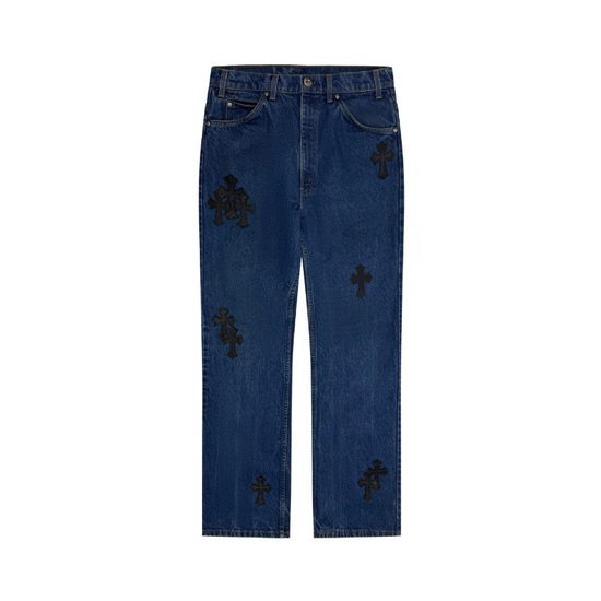 Jeans Cross Patch Levi's 517 Blue  | Chrome Hearts