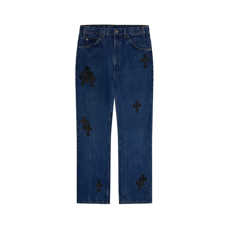 Jeans Cross Patch Levi's 517 Blue  | Chrome Hearts