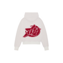 Zip Hoodie White Red | UNDEFINED 1999