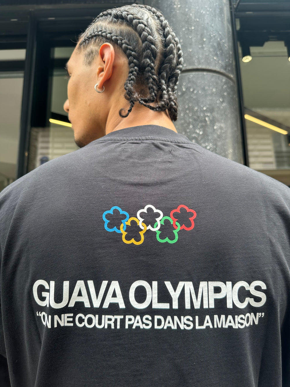 T-shirt MAISON GUAVA Olympics Black