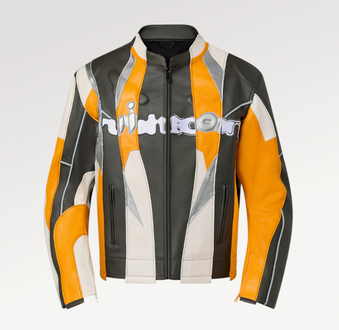 Jacket Reconstructed Leather Biker  | Louis Vuitton