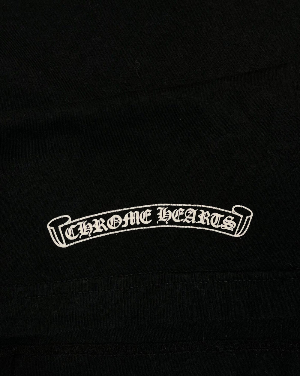 T-shirt Black Tonal Dagger Logo | Chrome Hearts