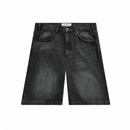 Denim Shorts Washed Black | Reternity — view 2
