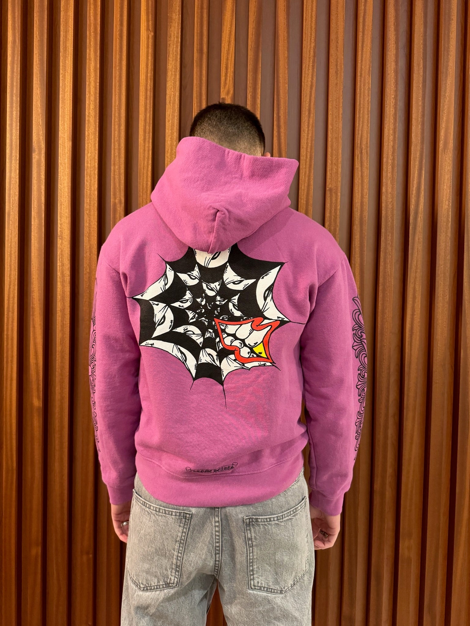 Hoodie Purple Vintage | Chrome Hearts x Matty Boy