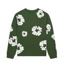 Longsleeve Cotton Wreath Green | Denim Tears