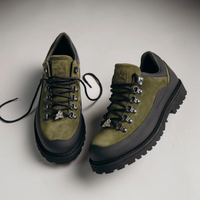 Low-top Booted Goat Khaki  | Flower Instincts