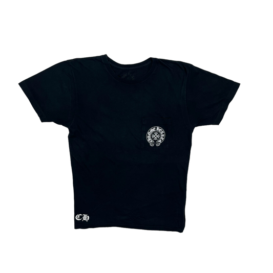 Chrome Hearts Black Honolulu Logo Tee