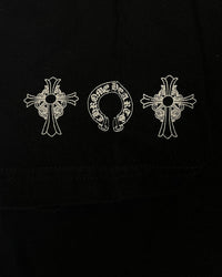 T-shirt Black Vertical Logo | Chrome Hearts
