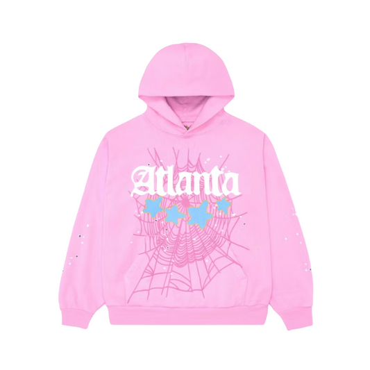 Hoodie SPIDER Atlanta Pink