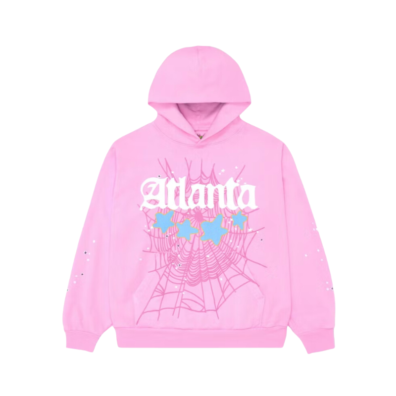 Hoodie SPIDER Atlanta Pink