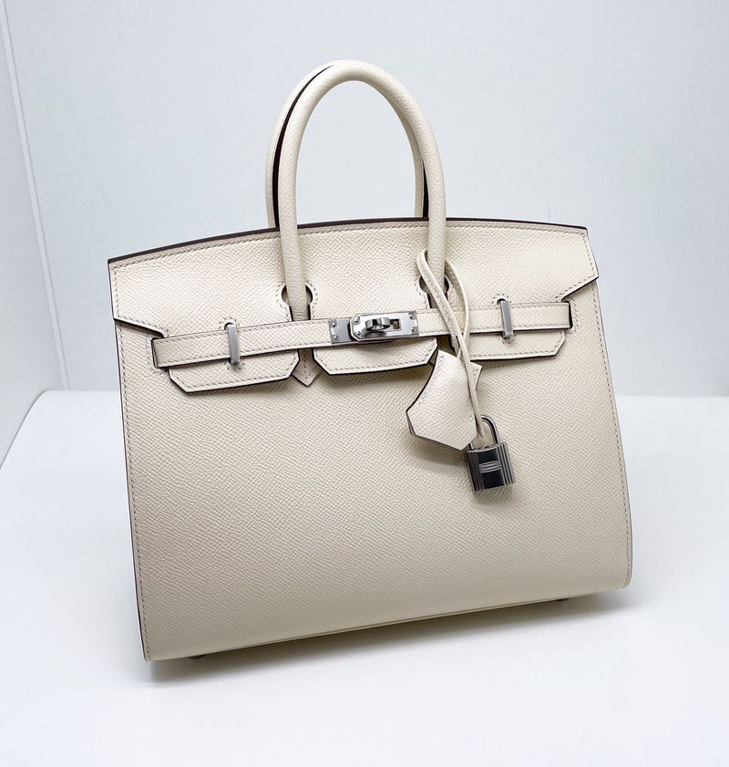 Baby Birkin HERMES 25 Cuir Epsom Nata