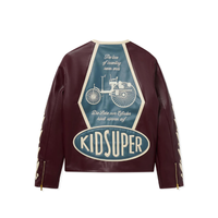 Jacket Racer Burgundy | KidSuper x Mercedes Benz