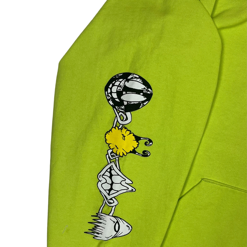 Chrome Hearts Matty Boy Lime Green Link Hoodie