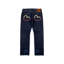 Jeans Navy White Seagull Logo | Evisu