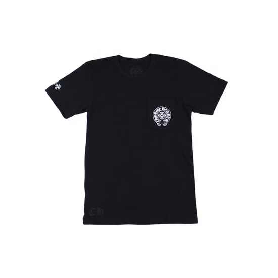T-shirt Black 'Multi Horseshoe' | Chrome Hearts