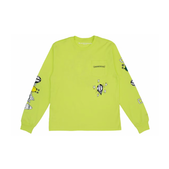 Longsleeve Matty Boy Lime Green Link  | Chrome Hearts