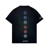 T-shirt Multi Colour Horseshoe Logo Black | Chrome Hearts