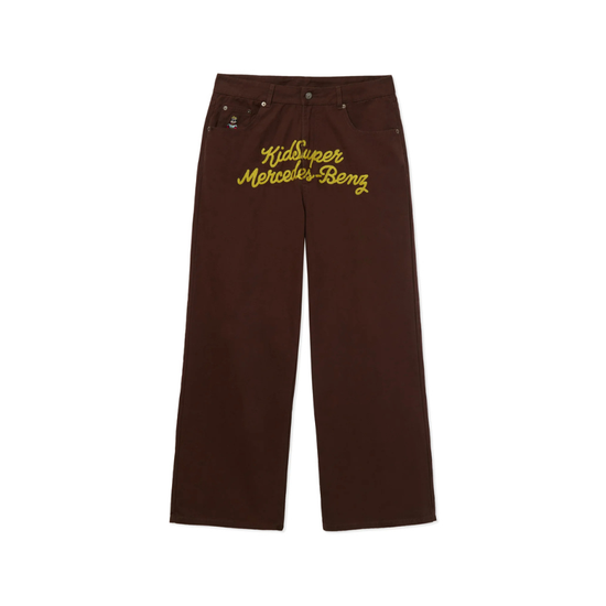 Denim Pants Work Brown | KidSuper x Mercedes Benz