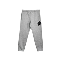 Joggers Grey Cross Patch Black  | Chrome Hearts