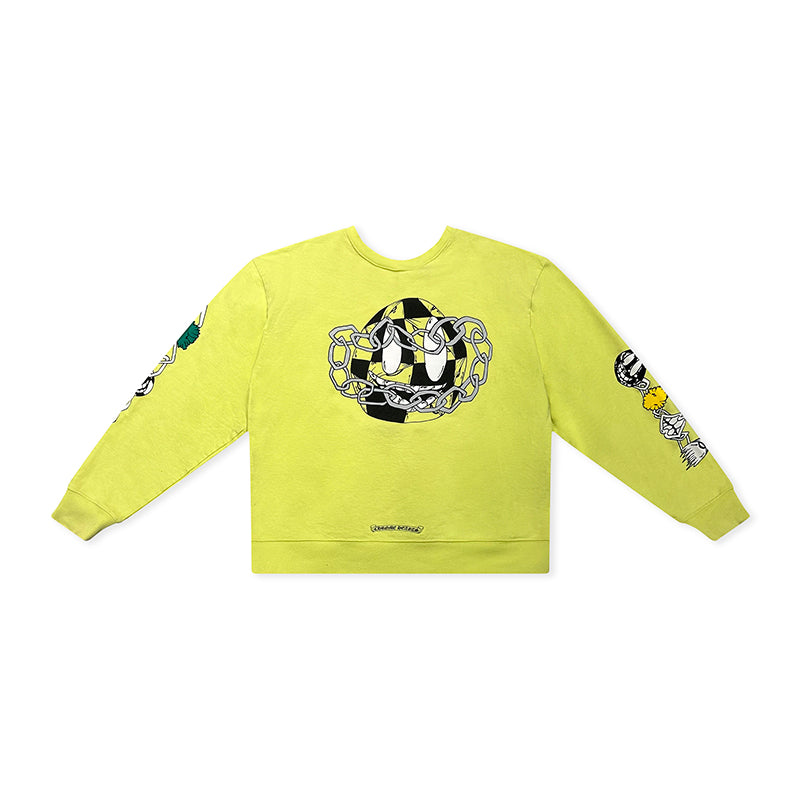 Hoodie Matty Boy Lime Green Link | Chrome hearts