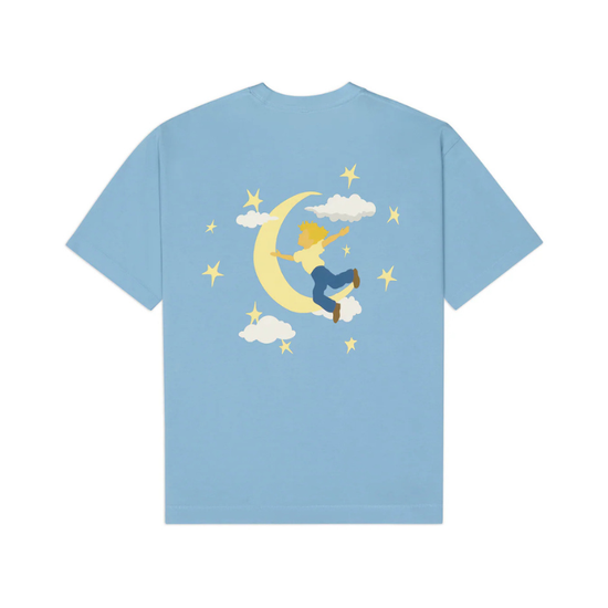 T-shirt The Boy who Jumped the Moon Light Blue | KidSuper