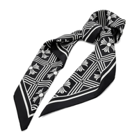 Scarf Black & White | Chrome Hearts