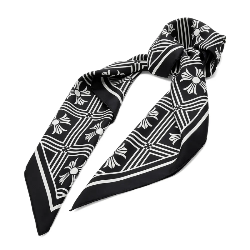 Scarf Black & White | Chrome Hearts