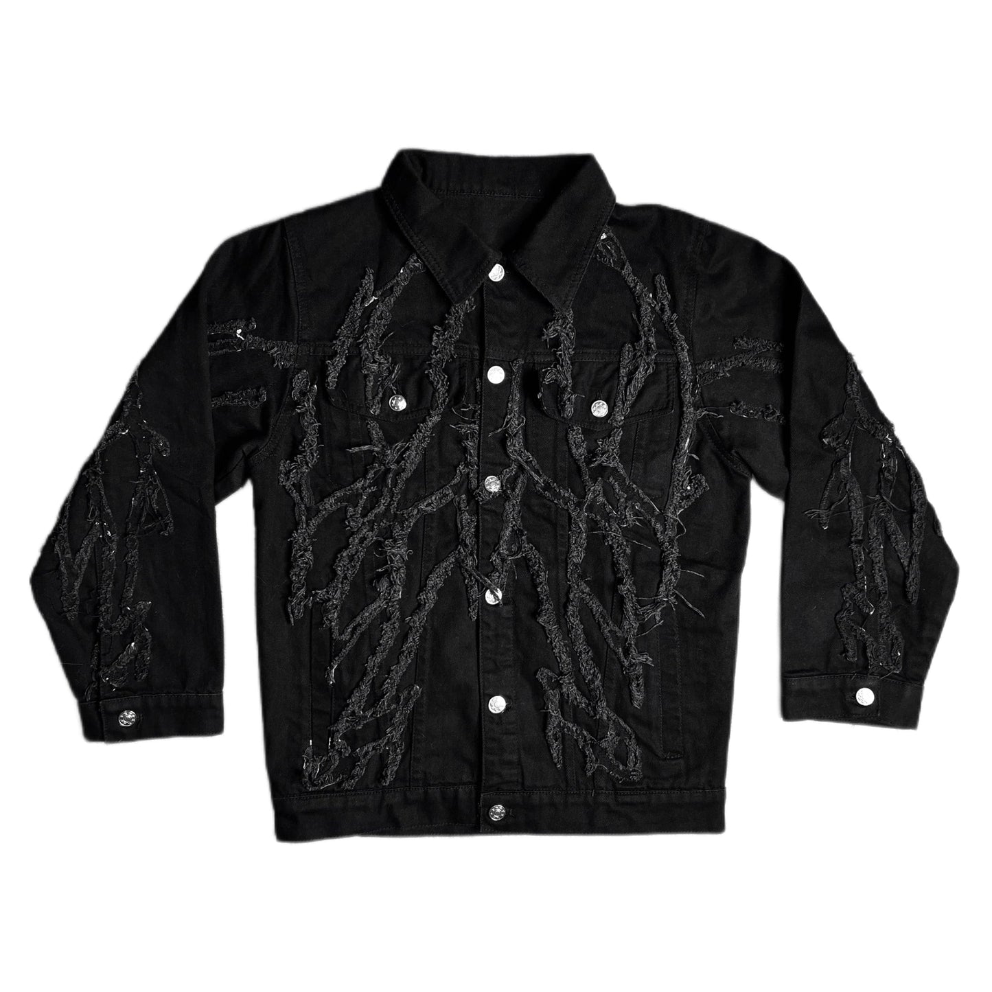 Vein® Denim Jacket QUIROZ in Black