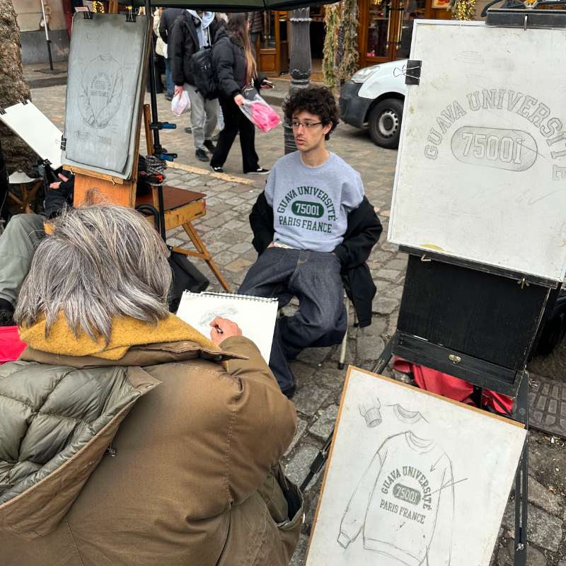 Crewneck 75001 Guava University  | Maison Guava