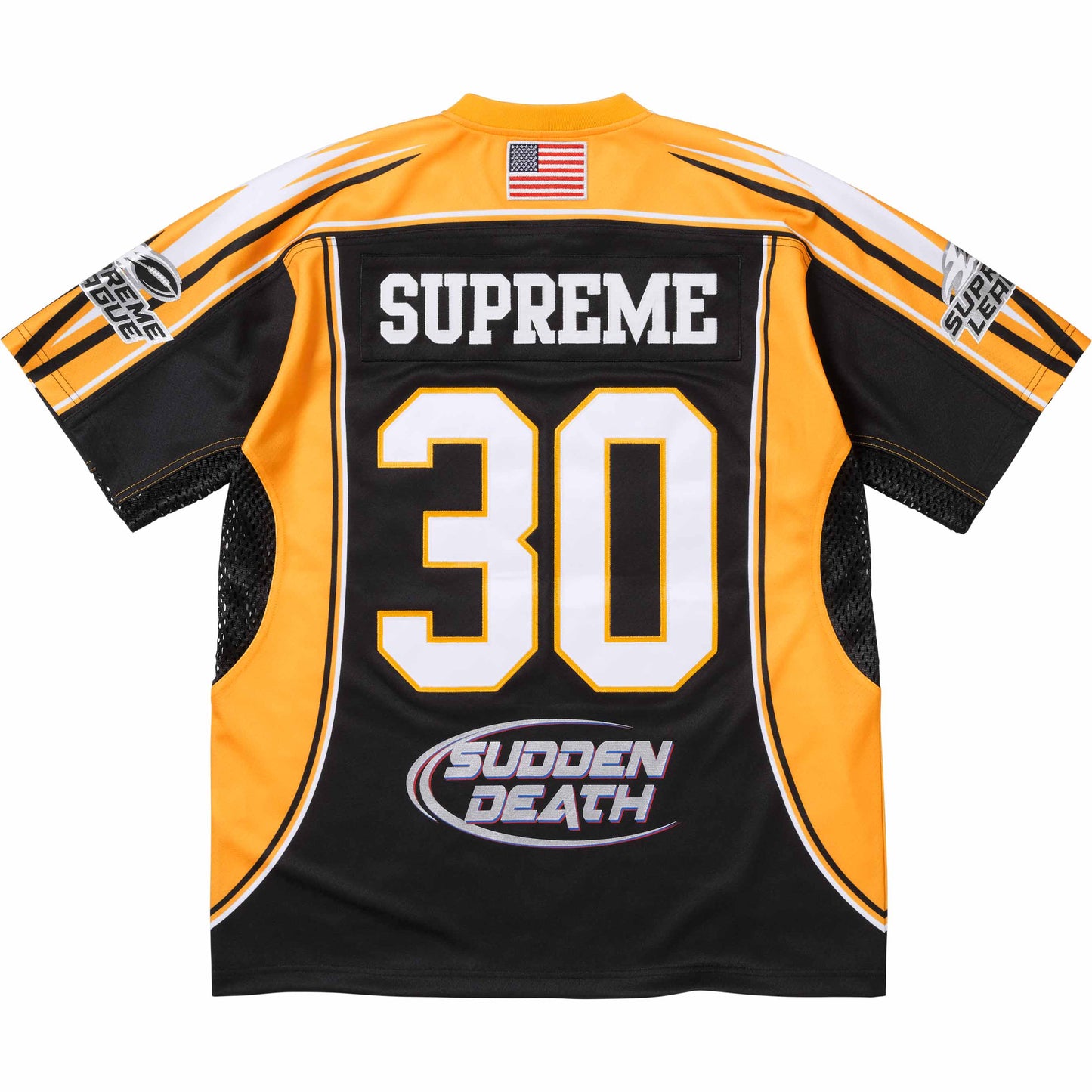 Supreme Sudden Death Football Jersey Yellow