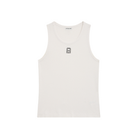 Tank Top Côtelé White | Les Bons Gars