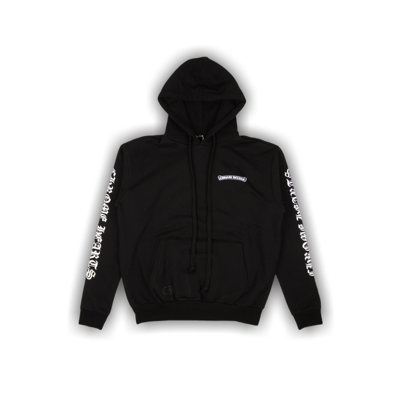 Hoodie Script Logo 'Black' | Chrome Hearts