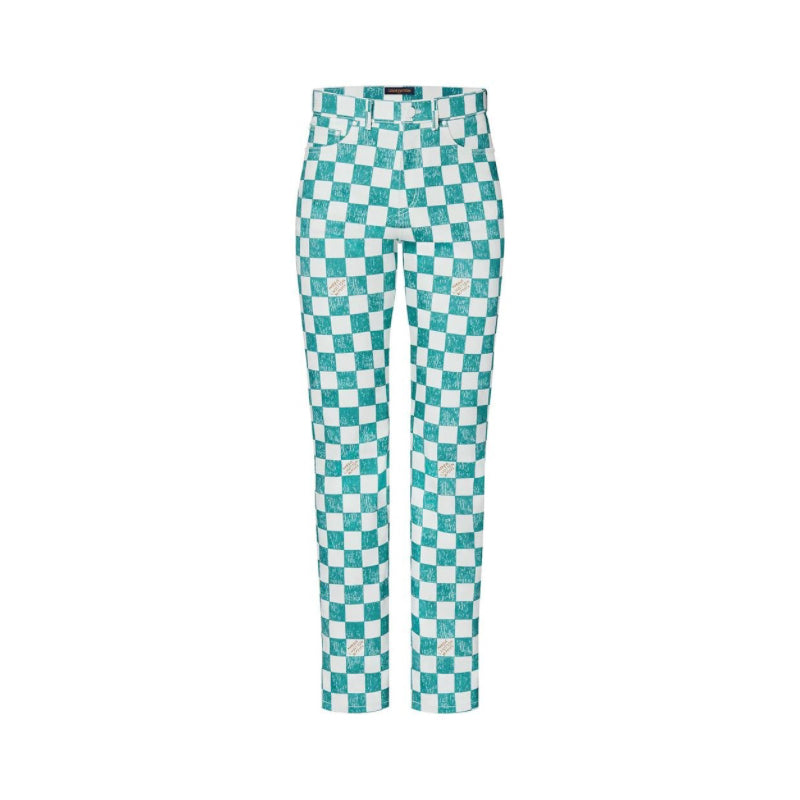 Pants Damier Regular Denim | Louis Vuitton