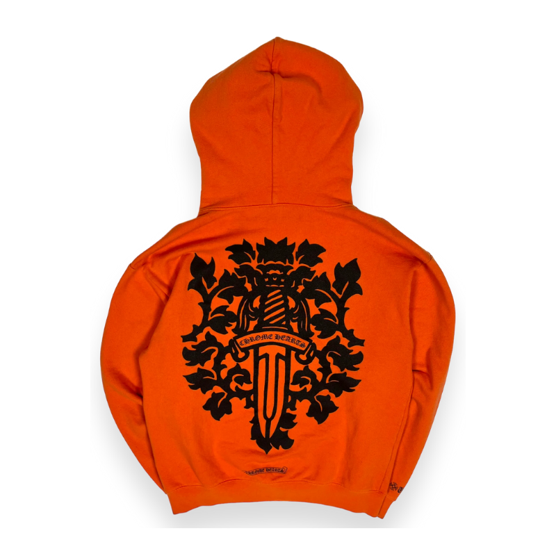 Chrome Hearts Orange Vine Dagger Hoodie